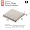 Classic Accessories Ravenna Seat Cushion, 17"x15"x2" 62-030-MUSHRM-EC - alternate 2