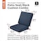 Classic Accessories Montlake FadeSafe Patio Chair Cushion, Heather Indigo 62-055-INDIGO-EC - alternate 9
