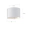 Nuvo Lightgate LED Sconce - 5W White Finish 3000K 62/1465 - alternate 2