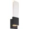 Nuvo Ellusion LED Large Wall Sconce - 13W Matte Black Finish with Seeded Glass 62/1513 - alternate 5