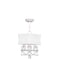 Livex Lighting Newcastle 3 Light White Convertible Mini Chandelier/Ceiling Mount 6303-03 - alternate 1