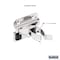 Triton Products 1 In. to 2 In. Hold Range Stainless Steel Extended Spring Clip for Stainless Steel LocBoard, PK3 63120 - alternate 8