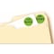 Avery Laser/Inkjet Label, 3/4 in Label W, 3/4 in Label H, 24 Labels per Sheet Neon Green AVE05468 - alternate 3