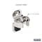 Triton Products 1/4 In. to 1/2 In. Hold Range Stainless Steel Standard Spring Clip for Stainless Steel LocBoard, PK3 63205 - alternate 8