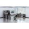 Mayline Curved Desk Medina Curved Desk Extension, Mocha, 47" W, 28" D X 29-1/2" H, 47" W X Mocha Laminate MNEXTLLDC - alternate 2