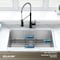Elkay Sink, Undermount Mount, 0 Hole, Polished Satin EFRU2816TC - alternate 10