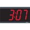 Zoro Select 11-1/2" Digital Wall Clock, Black DIG-4B - alternate 2