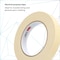 3M Masking Tape, 18 mm W x 55 m L, 5.2 mil Thick, Tan, Rubber Adhesive, 48 PK 2307 - alternate 9