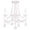 Livex Lighting Pennington 4 Light Antique White Convertible Chandelier/Ceiling Mount 6514-60 - alternate 2