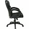 Office Star Exec Chair, Leather, Black, 18-21" Seat Ht EC9231-EC3 - alternate 2