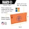 Klein Tools Zipper Bags, Canvas Tool Pouches, Olive/Orange/Blue/Yellow, 4-Pack 5140 - alternate 2