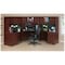 Lorell 15-1/2" W Lorell Contemporary Furniture, Laminate, Mahogany (Cabinet), Silver (Handle) LLR69605 - alternate 8