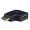 Monoprice Port Saver, M HDMI to F HDMI, 90 Deg Vert 4859 - alternate 2