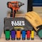 Klein Tools Coated Socket Set, 12-Point, 6-Piece 66033 - alternate 6