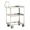 Lakeside Stainless Ergo-One Series 2 Shelf Cart; 300 lb Capacity, 18"x27" 6610 - alternate 1