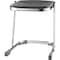 National Public Seating Square Stool, Height Range 18", Blowmolded Plastic Black 6618 - alternate 7