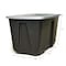 Homz Stackable Storage Tote W/ Lid, 32 gal, 31-7/8 in L x 20 in W x 17-3/4 in H, Gray, Polypropylene 6630GRBKTS.06 - alternate 4