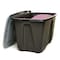 Homz Stackable Storage Tote W/ Lid, 32 gal, 31-7/8 in L x 20 in W x 17-3/4 in H, Gray, Polypropylene 6630GRBKTS.06 - alternate 3