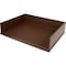 Victor Stacking Letter Tray, Brown, Brown, 13.2" W, 3.1" H, 10.6" D B1154 - alternate 2