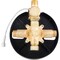 Pulse Showerspas Led Trutemp Pressure Balance Valve W/Oil-Rubbed Bronze Trim Kit, Mounting Type: Wall 3004-RIV-PB-ORB - alternate 4