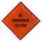 Eastern Metal Of Elmira Super Bright Roll Up Sign, 36"x36", BPTS C-36-SBO-BPTS - alternate 1