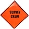 Eastern Metal Of Elmira Orange Vinyl Roll Up Sign, 36"x36", SC C-36-NRFVO-SC - alternate 1