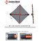Eastern Metal Of Elmira Org Vyl Roll Up, w/Case, 48"x48", FHA WS C-48-NRFVO-FH-HD-WS - alternate 2