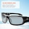 Ergodyne ODIN, Safety Glasses, Uncoated, Silver Mirror Lens, Black Frame, Full-Frame ODIN - alternate 5