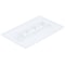 Monoprice WallPlate, Blank, 3 Hole, White 6729 - alternate 5