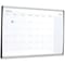 Quartet Calendar Planning Board, Steel, 18 in, 30 in, Aluminum/Plastic Frame, White, Gloss ARCCP3018 - alternate 4