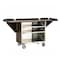 Lakeside Beverage Service Cart w/Drop Leaves; 22-1/2"x72"(Leaves Up) 675 - alternate 1