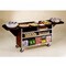 Lakeside Beverage Service Cart w/Drop Leaves; 22-1/2"x56"(Leaves Up) 676 - alternate 1