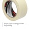 3M Masking Tape, 48 mm W x 55 m L, 5.1 mil Thick, Tan, Rubber Adhesive, 24 PK 101+ - alternate 6