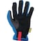 Mechanix Wear FastFit(R) Mechanics Gloves, Synthetic Leather Palm, TrekDry Back, 9, Blue MFF-03-009 - alternate 7