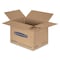 Smoothmove 16 in x 12 in x 12 in Moving Box, Kraft, Blue Printing, Kraft Corrugated Board, Single Wall, 32 ECT 7713801 - alternate 4