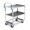 Lakeside Stainless Steel Ergo-One Series 2-Shelf Cart; 500 lb Capacity, 21"x35" 6820 - alternate 1