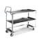 Lakeside Stainless Ergo-One Series 2 Shelf Cart; 500 lb Capacity, 21"x49" 6830 - alternate 1