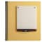 Iceberg Dry Erase Board, Glass, 16 in, 12 in, No Frame Frame, White, Gloss 31120 - alternate 2