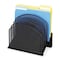 Safco Letter Tray/File Holder, Black, Steel, 11 1/4 in W, 7 1/4 in L, 12 in H 3257BL - alternate 2