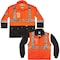 Ergodyne Hi-Vis Thermal Jacket Kit, 300D Oxford Polyester, Hi-Viz Orange, Xl 8388 - alternate 4