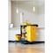 Rubbermaid Commercial Janitor Cleaning Cart with Zip Bag, 24 gal Capacity, 46 in L, 21 3/4 in W, 38 3/8 in H, Black/Yellow FG617388BLA - alternate 5
