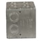 Raco Electrical Box, 45 cu in, Masonry Box Type, 2 Gangs, Galvanized Zinc, Rectangular Shape 696 - alternate 2