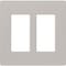 Lutron Designer Wall Plates, Number of Gangs: 2 Satin Finish, Taupe SC-2-TP - alternate 2