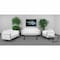 Flash Furniture White LeatherSoft Double Stitch Detail Loveseat ZB-LESLEY-8090-LS-WH-GG - alternate 6