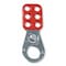 Brady Steel Lockout Hasp, Vinyl-Coated Handle, Standard, 1 in Inside Jaw Dia, Red, 6 Padlocks, 12PK 65375 - alternate 2
