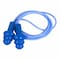 Jackson Safety H2O Reusable Corded Ear Plugs, Metal Detectable, Flanged Shape, NRR 26 dB, M, Blue, 100PK 13822 - alternate 1