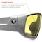 Ergodyne ODIN, Safety Glasses, Scratch-Resistant, Yellow Lens, Matte Gray Frame, Full-Frame ODIN - alternate 2