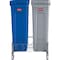 Rubbermaid Commercial Container Dolly, 200 lb, Double, 9in H, Gray 1956191 - alternate 2
