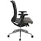 Office Star Desk Chair Desk Chair, Adjustable Arms, 17-3/4" to 21-1/4" Height, Fabric, Black 511342AL - alternate 2