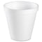 Dart Disposable Hot cup 4 oz. White, Foam, Pk1000 4J4 - alternate 2